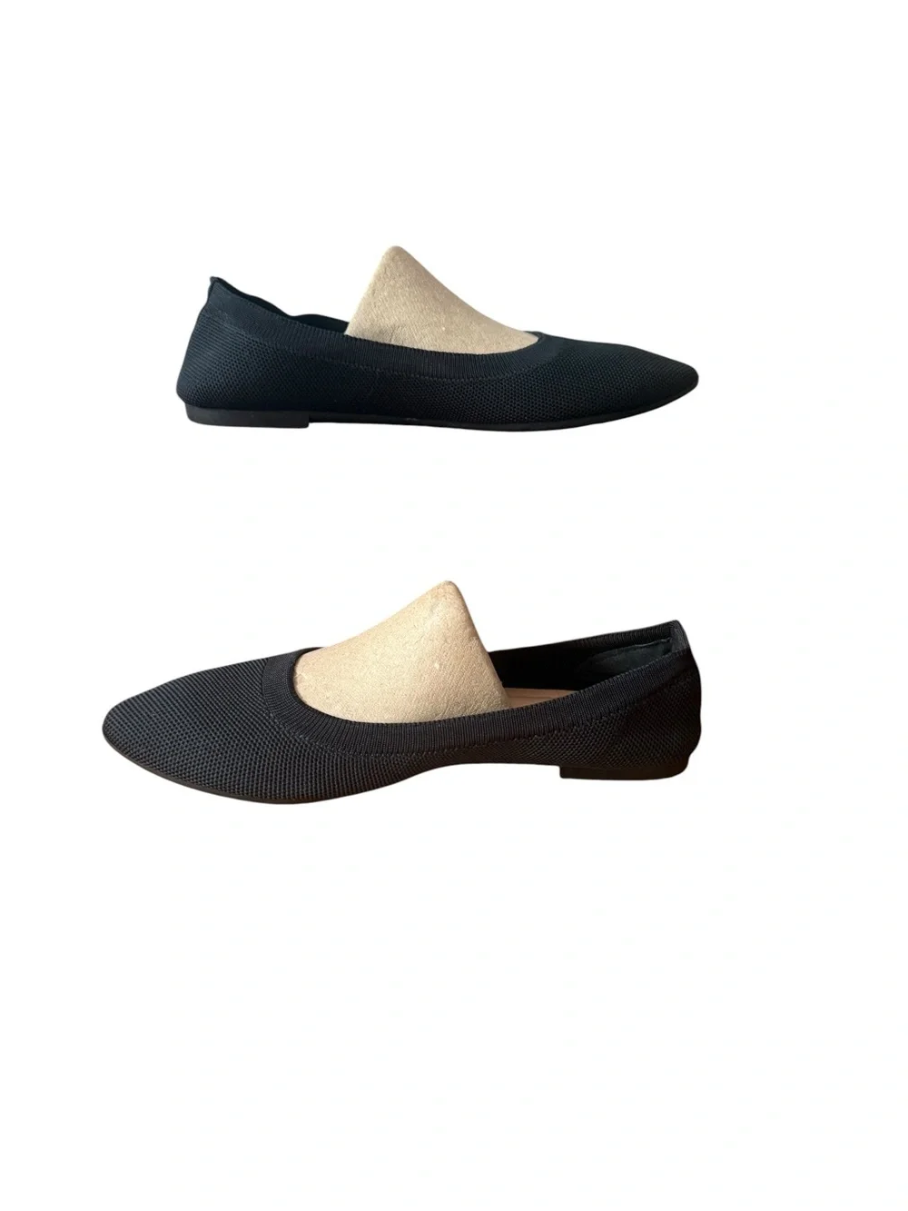Classic Black Women's Ballet Flats. Size 7.